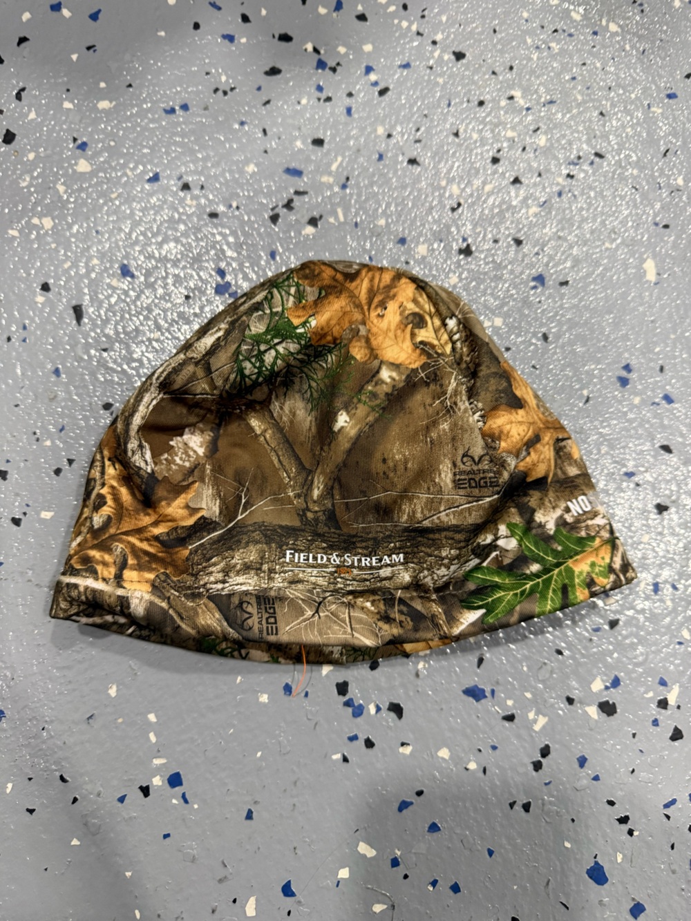 Infant field & stream camo reversible winter hat